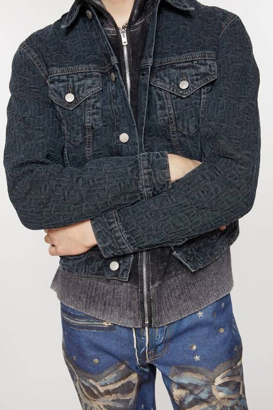 Acne Studios Jeansjacke - Normale verkürzte Passform Exklusivangebot