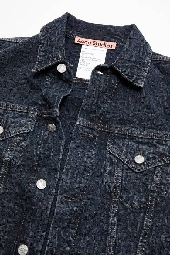 Acne Studios Jeansjacke - Normale verkürzte Passform Exklusivangebot