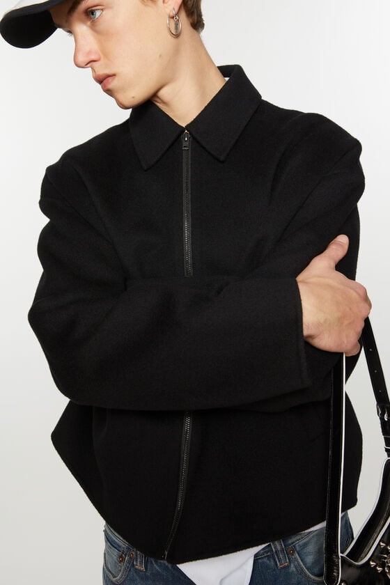 Acne Studios Jacke mit Reißverschluss aus Wolle Black Friday