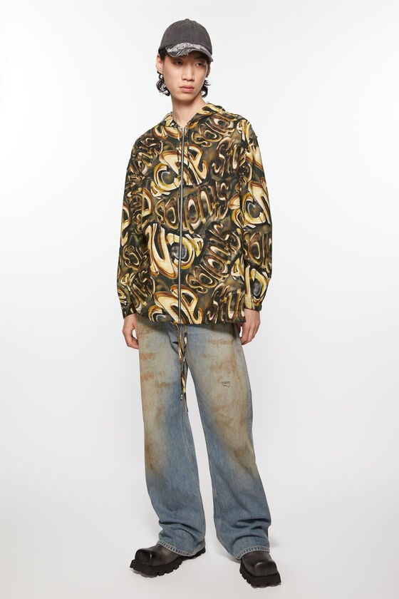 Acne Studios Kapuzen-Jacke mit Logo Osterangebot