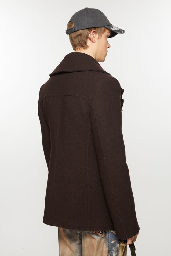 Acne Studios Wollmantel mit Reißverschluss Muttertagsangebot