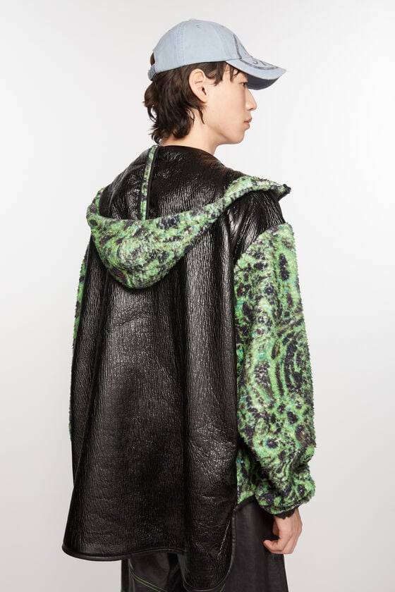 Acne Studios Bedruckte Fleece-Kapuzenjacke Vatertagsangebot