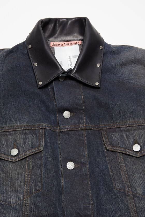 Acne Studios Jeansjacke – Übergroße Passform Top Angebot
