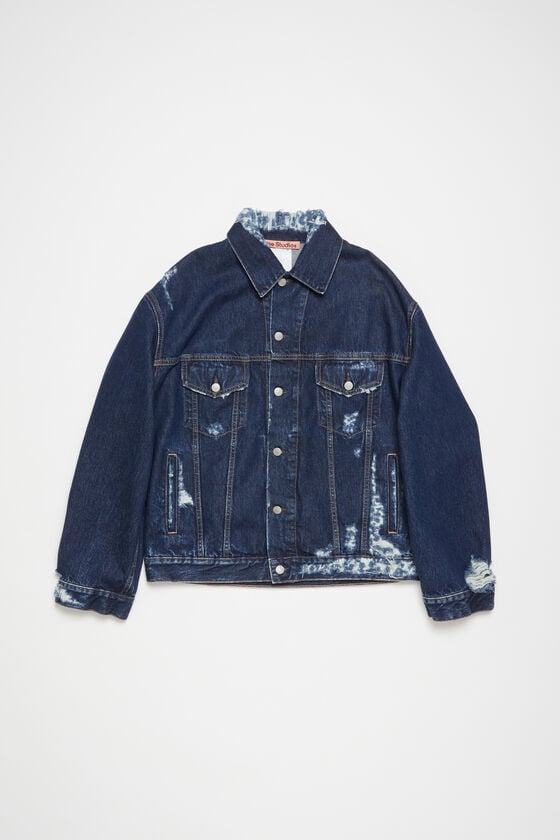 Acne Studios Jeansjacke im Distressed-Look - Entspannte Passform Neueste Mode