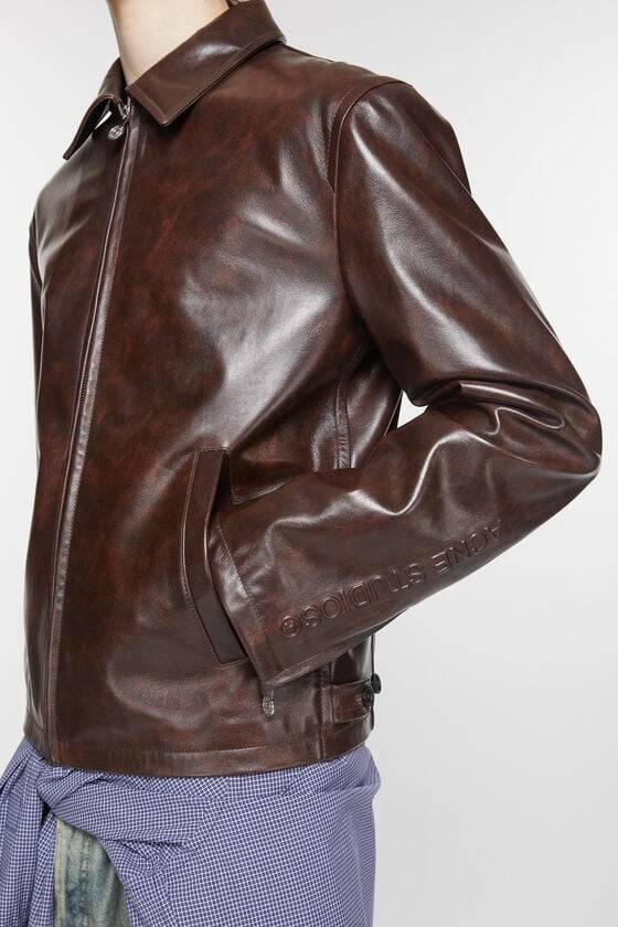 Acne Studios Lederjacke Sonderangebote