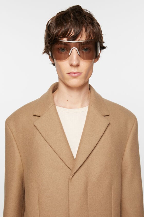Acne Studios Einreihiger Wollmantel Riesige Ersparnisse