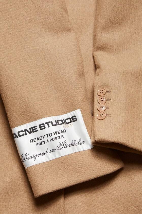 Acne Studios Einreihiger Wollmantel Riesige Ersparnisse