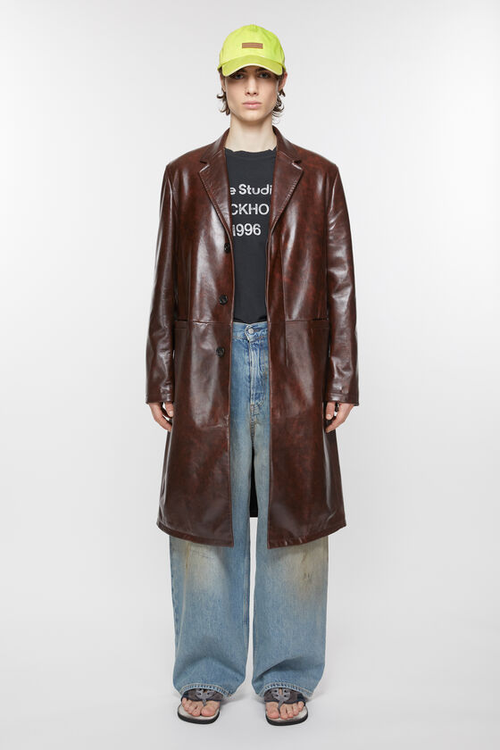 Acne Studios Ledermantel Super Sparpreis