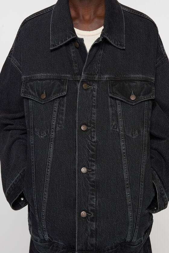 Acne Studios Denimjacke – Oversized Unisex-Passform Begrenzte Freigabe