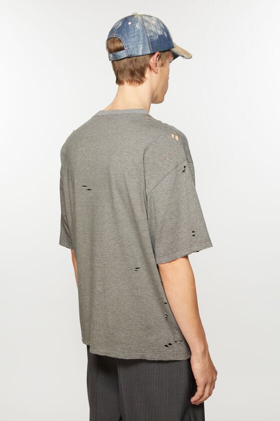 Acne Studios Logo-T-Shirt – lockere Passform Letzte 2 Tage