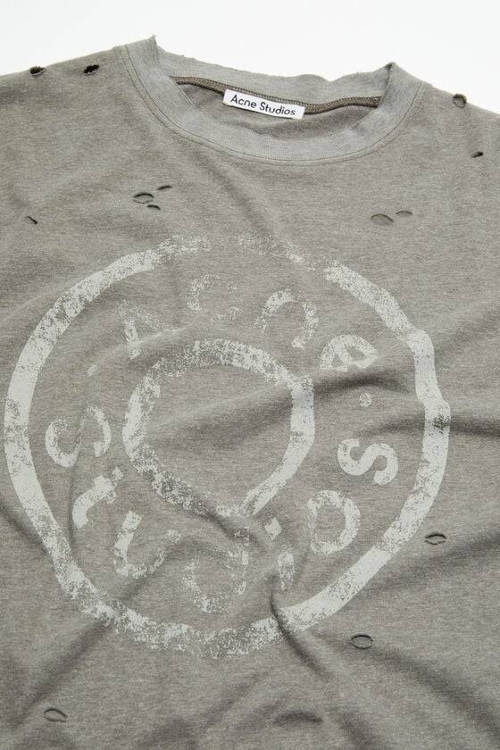 Acne Studios Logo-T-Shirt – lockere Passform Letzte 2 Tage