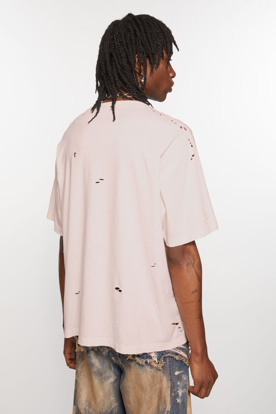Acne Studios Logo-T-Shirt – lockere Passform Bis zu 60% Rabatt