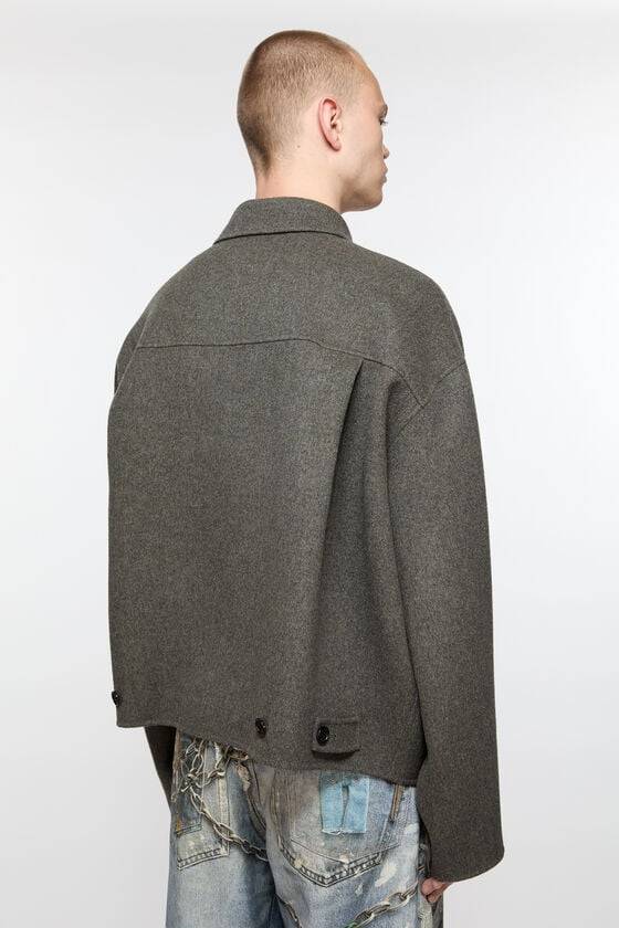 Acne Studios Wool zipper jacket Bis zu 65% Rabatt