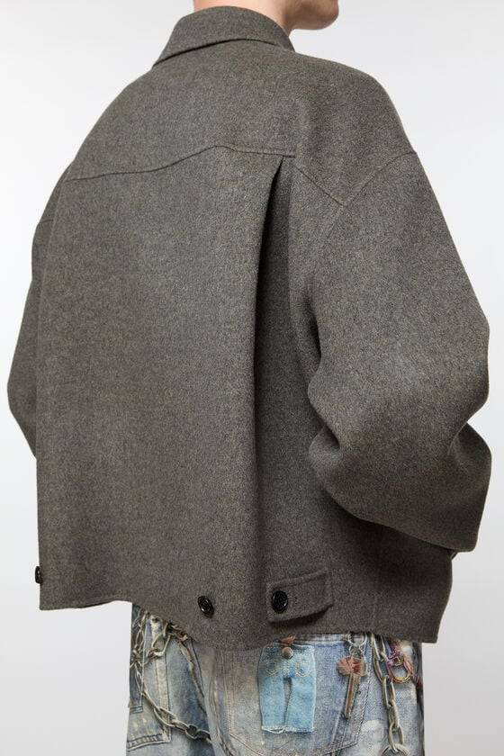Acne Studios Wool zipper jacket Bis zu 65% Rabatt