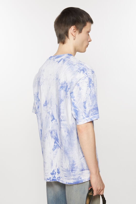 Acne Studios T-Shirt mit Gipsaufdruck Sonderangebot der Fabrik
