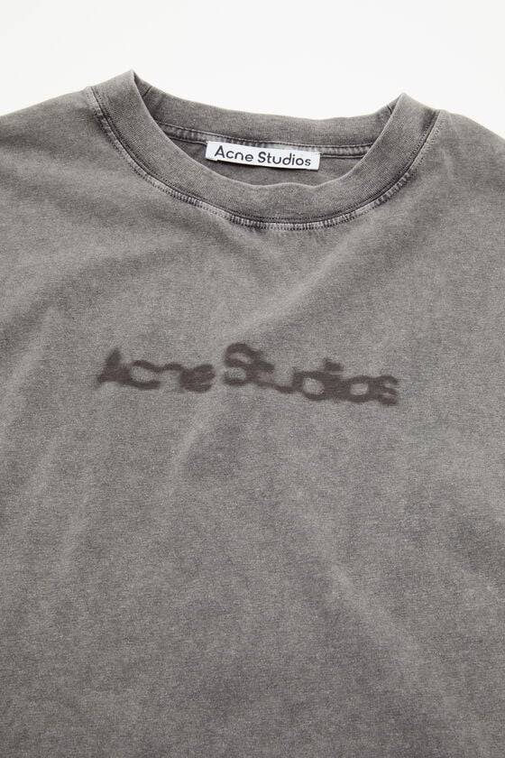 Acne Studios Verschwommenes Logo-T-Shirt - Entspannte Unisex-Passform Riesige Rabatte