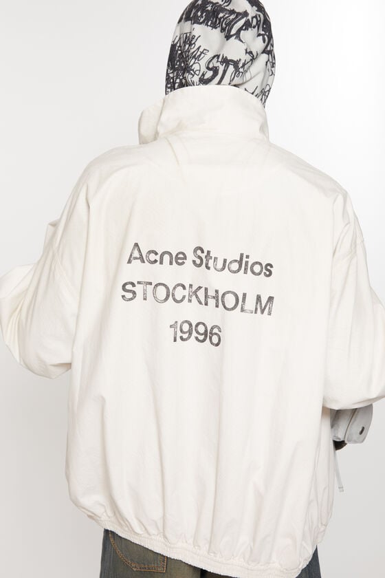 Acne Studios Jacke mit Reißverschluss und Logo Clearance-Verkauf