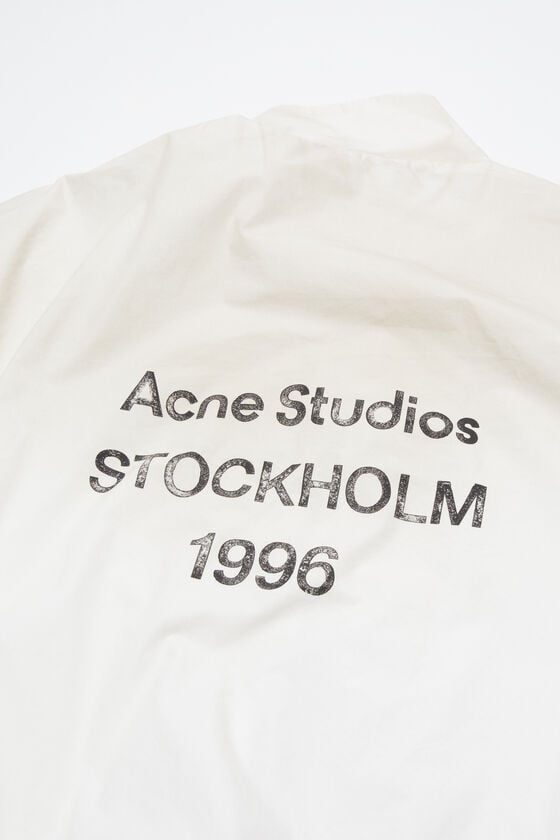 Acne Studios Jacke mit Reißverschluss und Logo Clearance-Verkauf