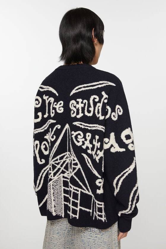 Acne Studios Pullover mit Jacquard-Logo Begrenzt auf 3 Tage