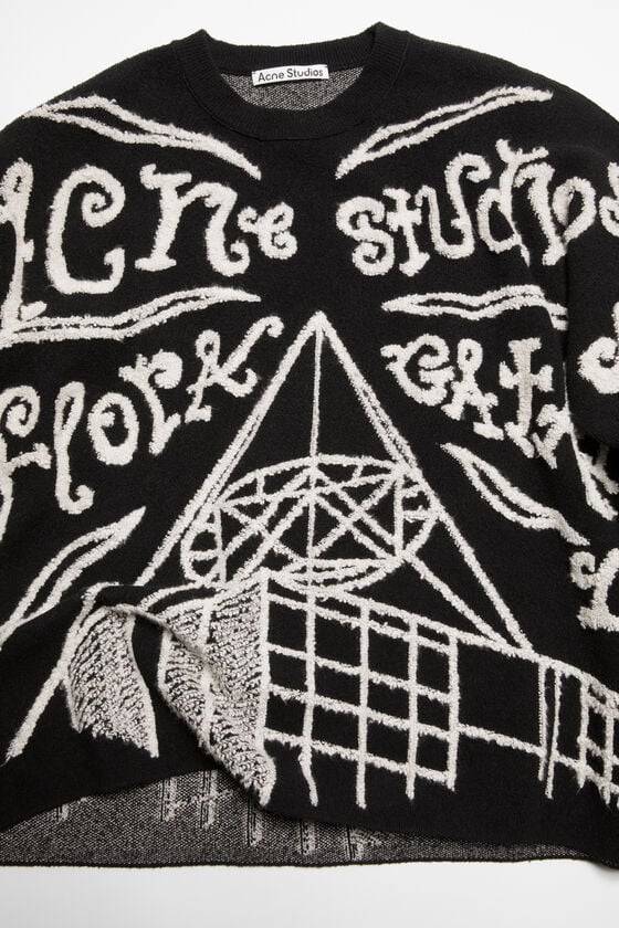 Acne Studios Pullover mit Jacquard-Logo Begrenzt auf 3 Tage