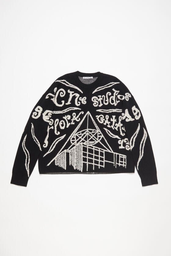 Acne Studios Pullover mit Jacquard-Logo Begrenzt auf 3 Tage