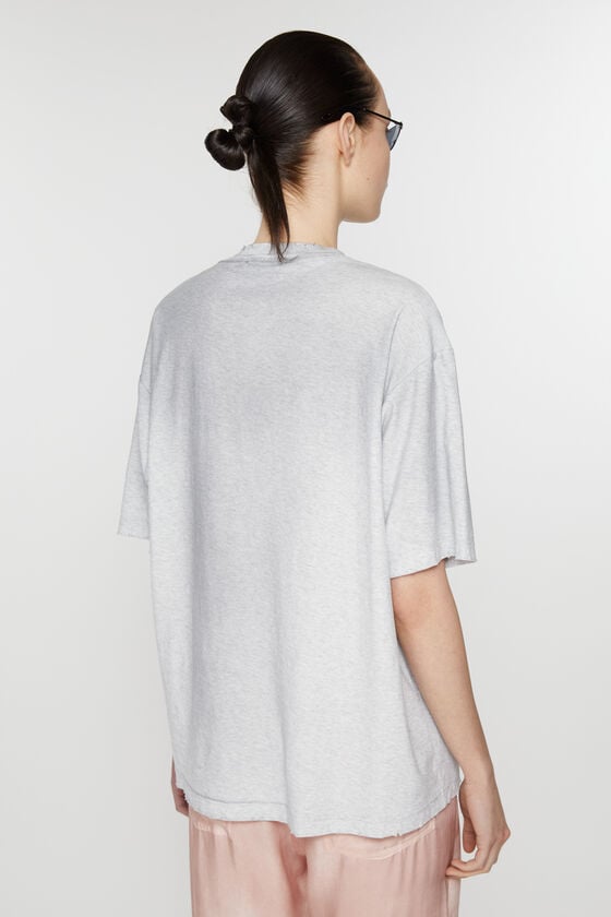 Acne Studios Logo-T-Shirt – lockere Passform Speichern exportieren