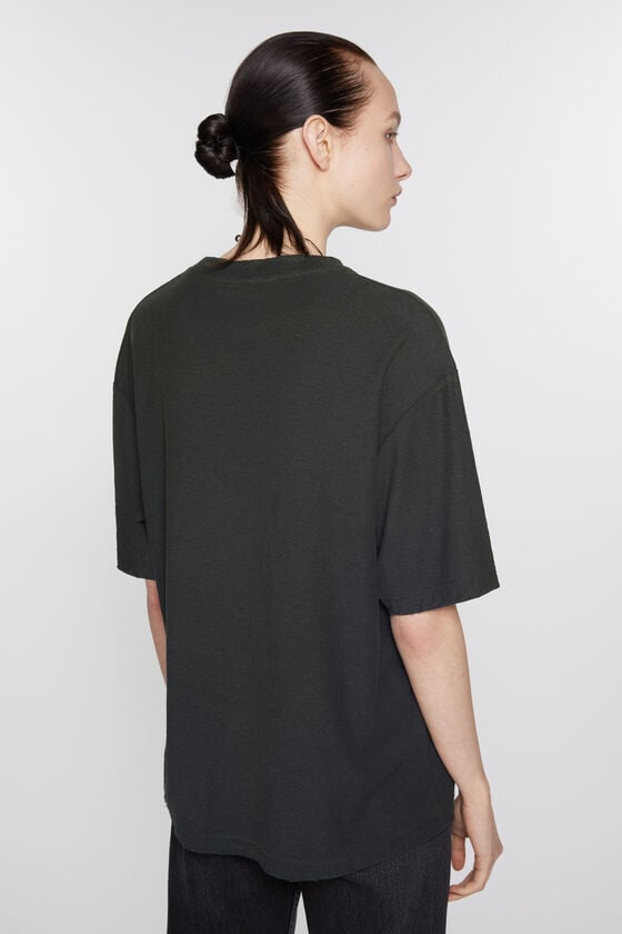 Acne Studios Logo-T-Shirt – lockere Passform Rabatte dieses Monats