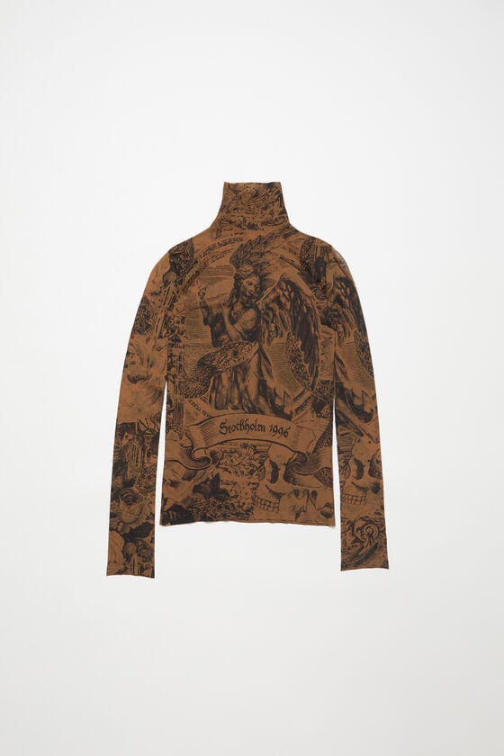 Acne Studios Bedrucktes T-Shirt Auslauf