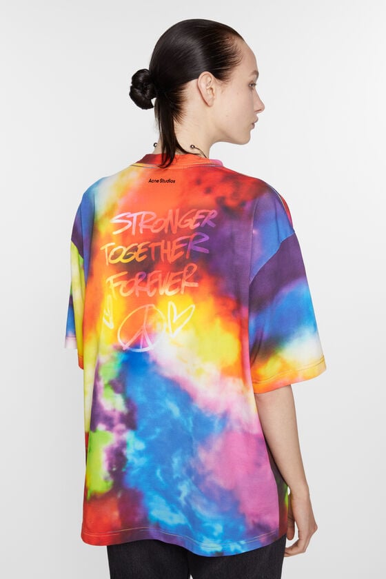 Acne Studios T-Shirt "Stronger Together Forever" Verkauf