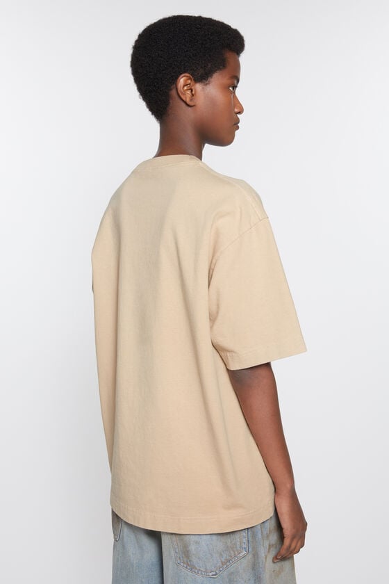 Acne Studios T-Shirt Stamp-Logo - lockere Passform Hotsell