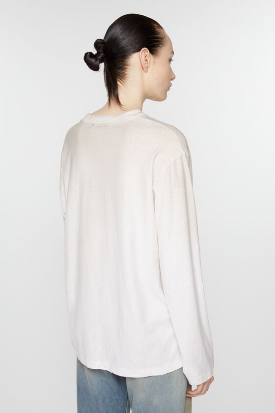 Acne Studios Logo-T-Shirt – lockere Passform Günstiger Verkauf