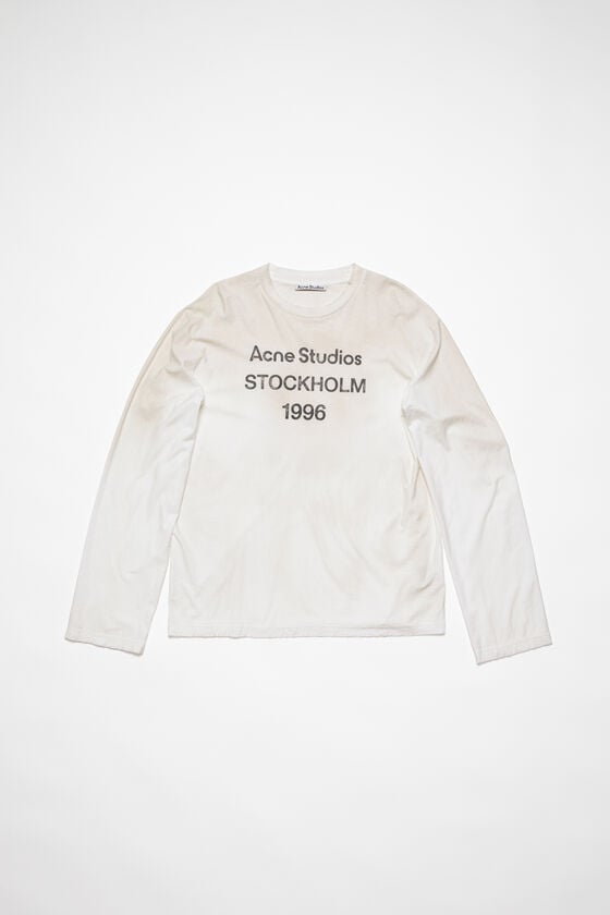 Acne Studios Logo-T-Shirt – lockere Passform Günstiger Verkauf