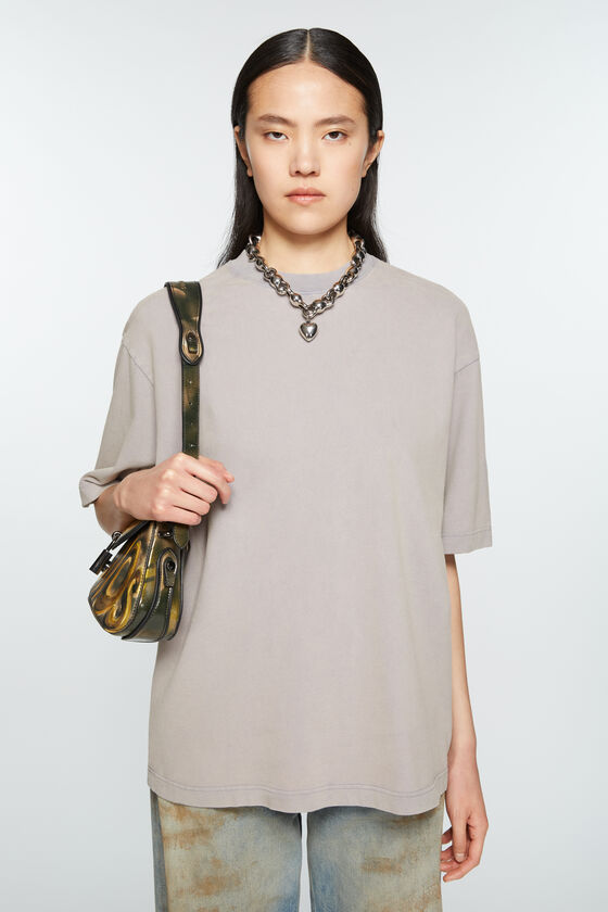 Acne Studios T-Shirt mit Rundhalsausschnitt - Entspannte Unisex-Passform Fabrikverkauf