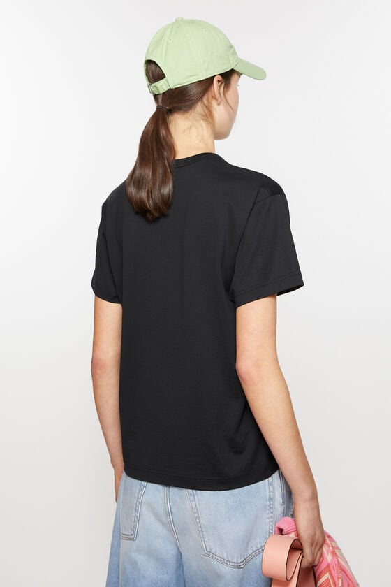 Acne Studios T-Shirt mit Rundhalsausschnitt - Normale Passform Unisex Muttertagsangebot