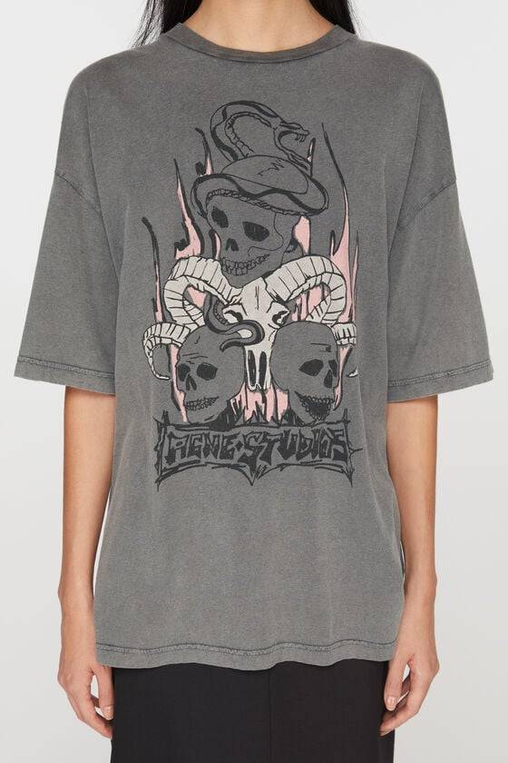 Acne Studios Bedrucktes T-Shirt – entspannte Passform Vatertagsangebot