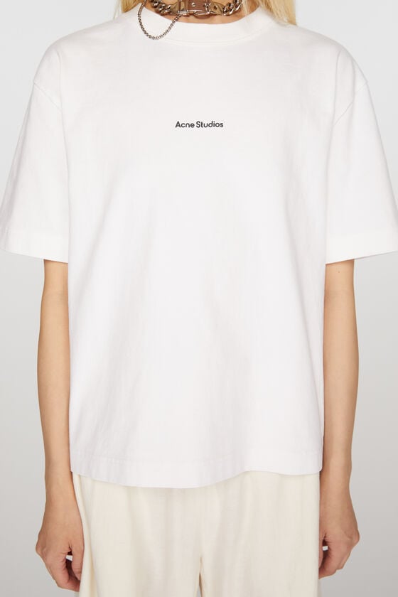 Acne Studios Logo-T-Shirt Neueste Mode