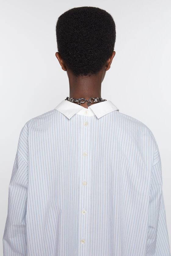 Acne Studios Gestreiftes Hemd mit Knopfleiste Saisonale Angebote