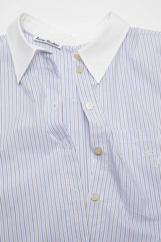 Acne Studios Gestreiftes Hemd mit Knopfleiste Saisonale Angebote