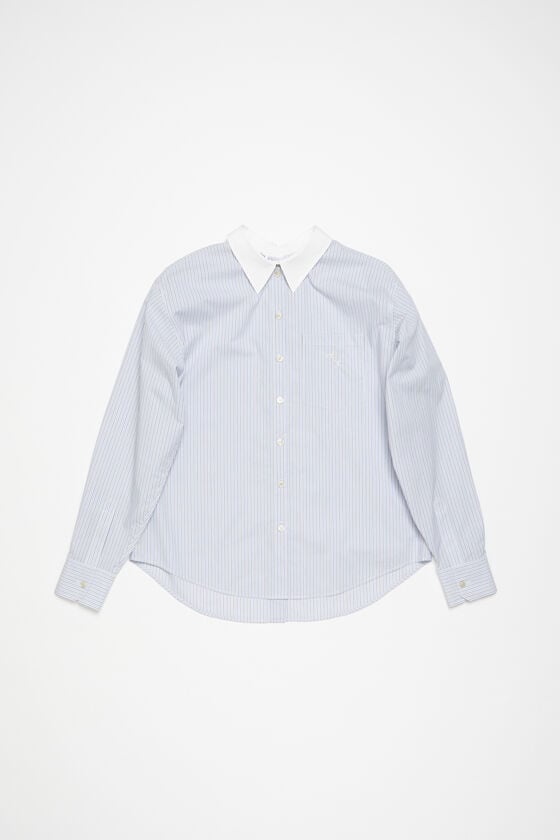 Acne Studios Gestreiftes Hemd mit Knopfleiste Saisonale Angebote