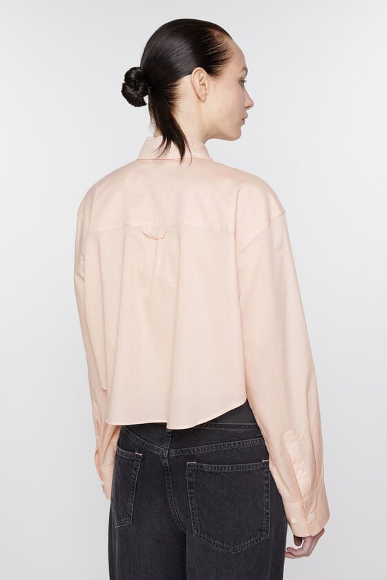 Acne Studios Shirt-Logo-Stickerei Tägliche Deals