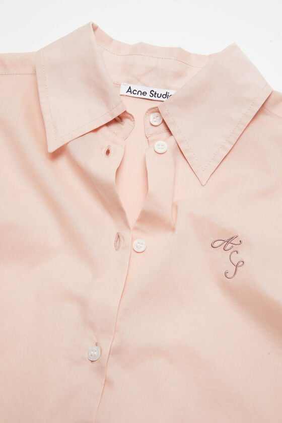 Acne Studios Shirt-Logo-Stickerei Tägliche Deals
