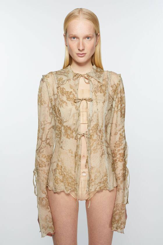 Acne Studios Bedruckte Bluse Sonderangebote