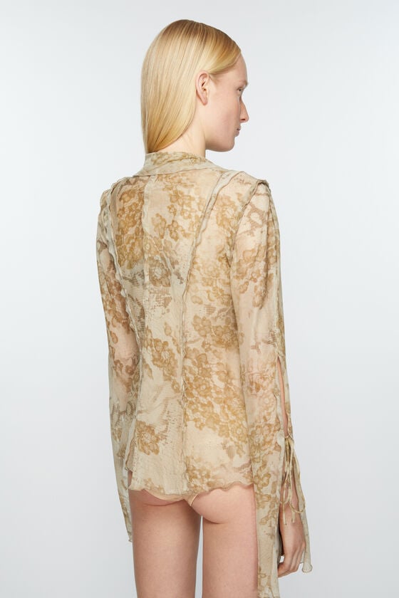Acne Studios Bedruckte Bluse Sonderangebote