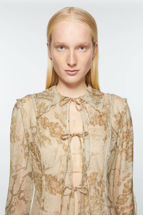 Acne Studios Bedruckte Bluse Sonderangebote