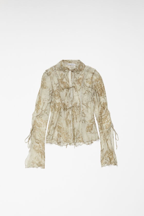 Acne Studios Bedruckte Bluse Sonderangebote