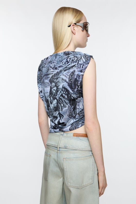Acne Studios Bedruckte Bluse VIP-Rabatte
