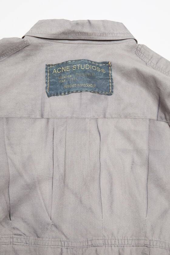 Acne Studios Bedrucktes Hemd mit Knopfleiste Tiefpreis