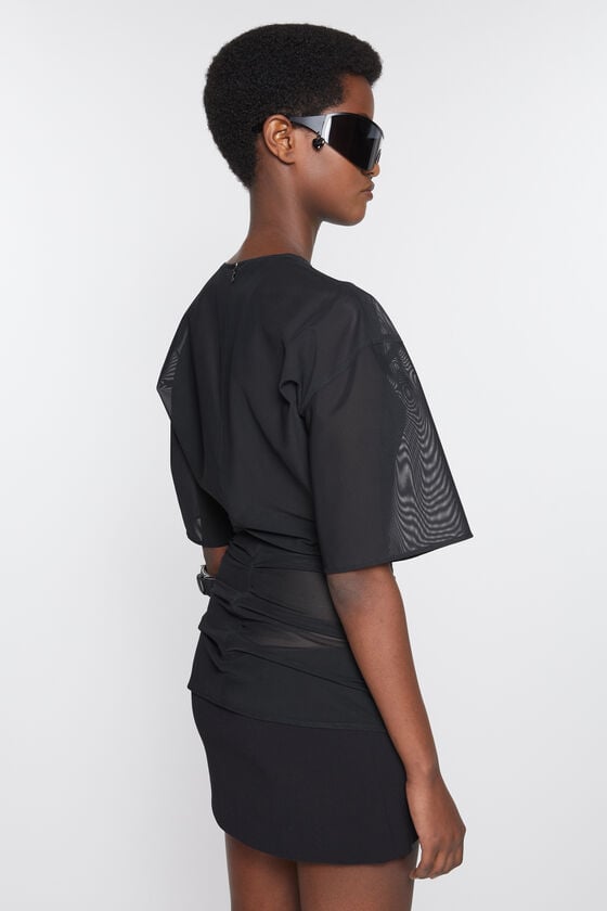 Acne Studios Mesh t-shirt Laufsteg-Show Wochenangebot