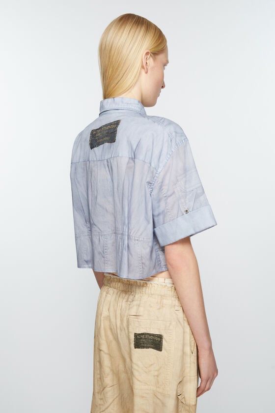 Acne Studios Bedrucktes Hemd mit Knopfleiste Begrenzte Freigabe