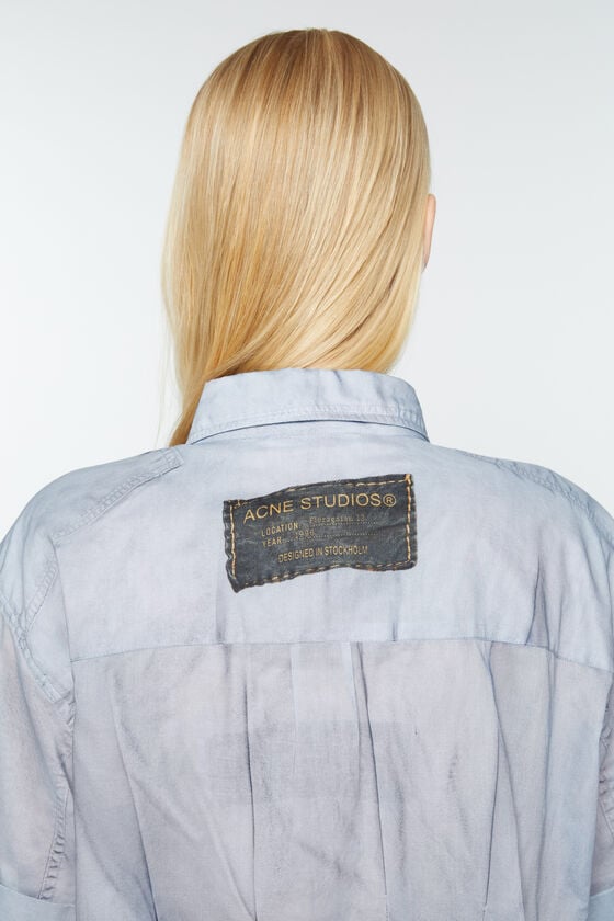 Acne Studios Bedrucktes Hemd mit Knopfleiste Begrenzte Freigabe